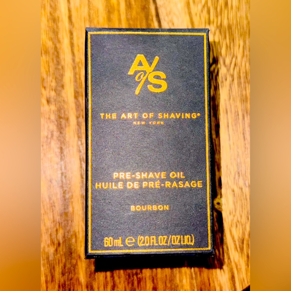 SEALED Art Of Shaving pre shave oil BURBON